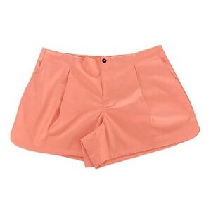 Avec Les Filles Pleated Faux Leather Shorts NWT Size 2X